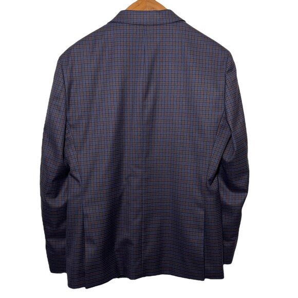 Indie Academia Professor Plaid Blazer Professor Preppy Teacher Grandpa Money 42R - Picture 5 of 8